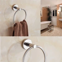bathroom towel ring stainless steel towel rack hanging towel rack polished round towel rack hanger kitchen bathroom accessories
