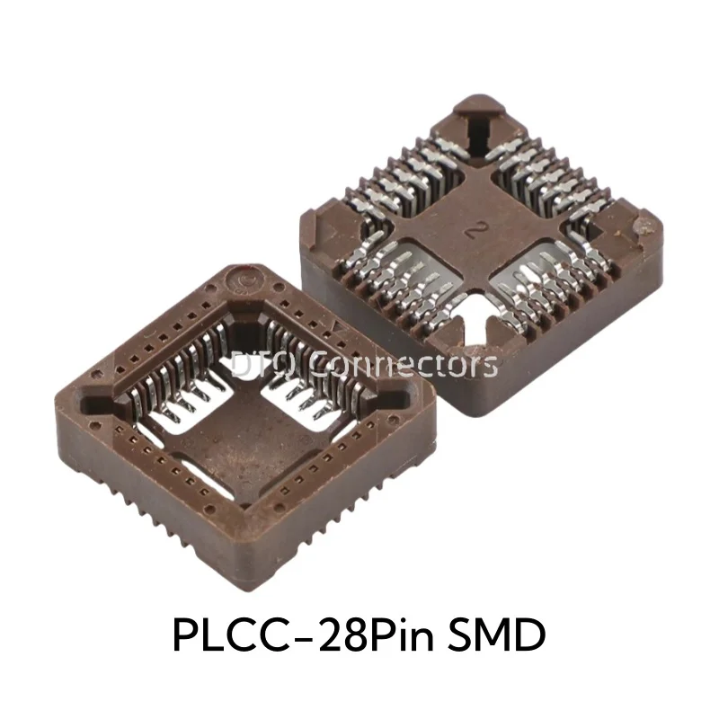 

5 шт. PLCC IC Socket PLCC20 PLCC28 PLCC32 PLCC44 PLCC52 PLCC68 PLCC84 SMD DIP PLCC Socket Adapter в наличии 20 28 32 44 68 84 Pin