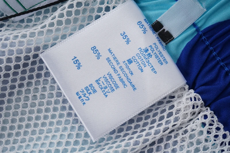 Windmill Spotted Castle Print Thin Silk CASABLANCA Mesh Shorts Set Men Women Holiday Seaside Surf Hawaiian Beach Suit