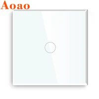 wall touch light switch euuk standard tempered glass panel 123 gang home no neutral wire sensor switch ac 110v 220v no logo