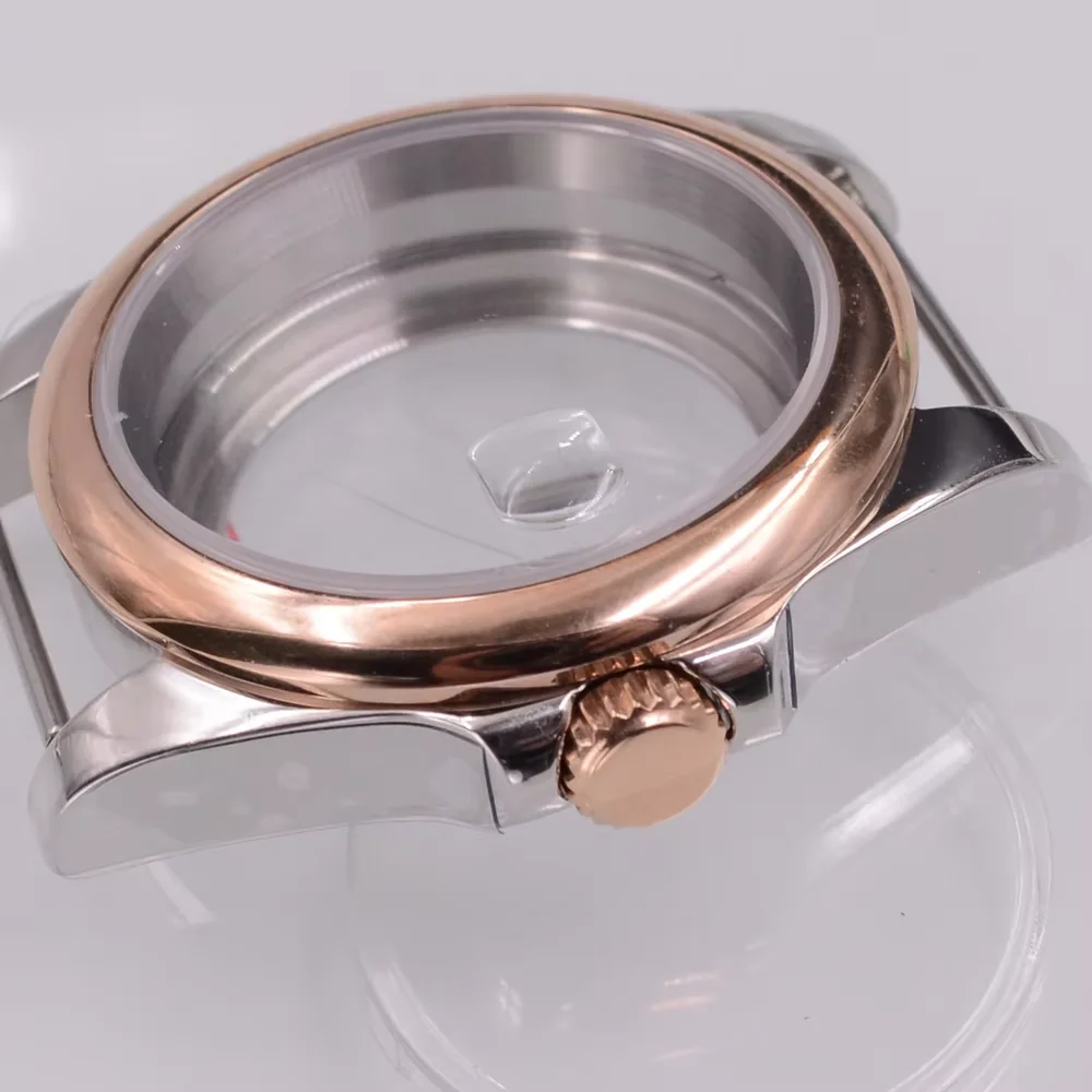 Корпус для часов из сапфирового стекла 40 мм подходит NH34 NH35 NH36 PT5000 ETA2824 2836 Miyota 8215 8205