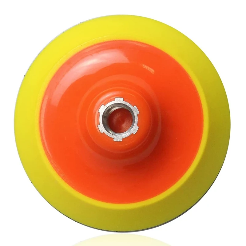 

5 Inch Backing Plate For Hook & Loop Polishing Pads, M14 Thread Backing Plates Backing Pads For Rotary Polishing Machine