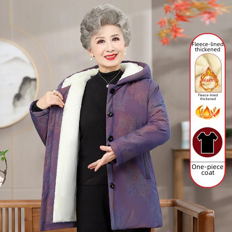 Утолщенное хлопковое пальто на флисовой подкладке зимняя парка куртка для