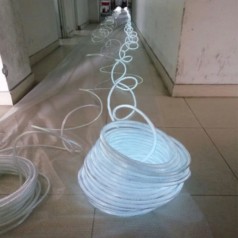 

unique super brightness 18mm side glow fiber optic light cable for outdoor lighting, swimming pool lighting