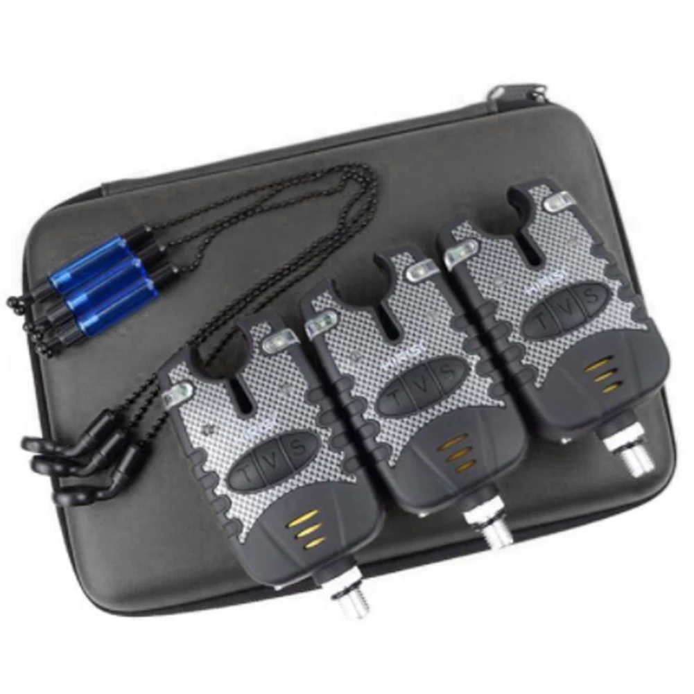 

Carp Tools Fishing Swinger Set Bite Alarm Electronic Illuminated LED Indicator Battery Operated Anti Impact Accessories Sea Pole