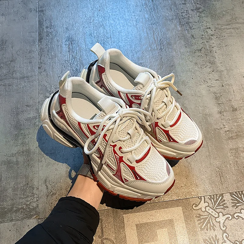 Mr Co Sneakers Spring New Tide Fashion Students Ultra Light Fire Restoring Ancient Ways Breathable Comfortable Running Shoes