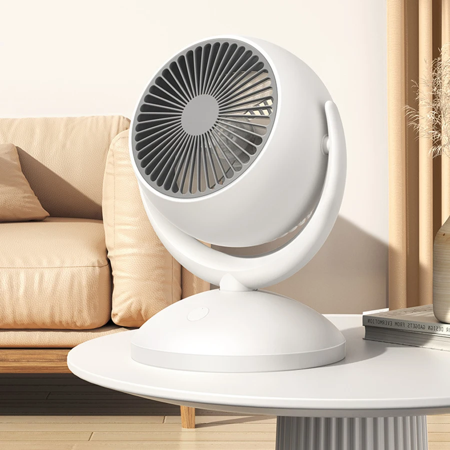 

2000mAh Chargeable Air Circulation Fan Charging Dormitory Desktop Table Fan Usb Household Electric Fan