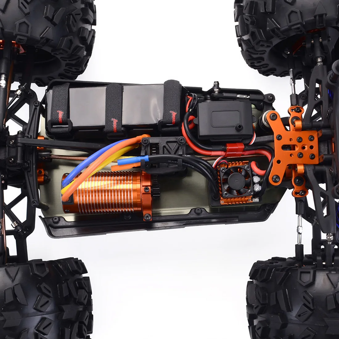 ZD Racing MT8 Pirates3 1/8 2.4G 4WD 90 км/ч Бесщеточный двигатель RC Car Monster Off-road Truck - черный