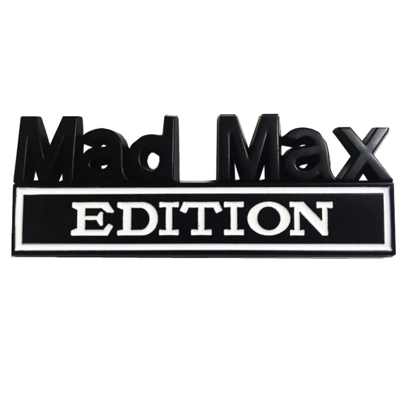 Стайлинг автомобиля 3D Mad Max Edition металлический хромированный цинковый сплав