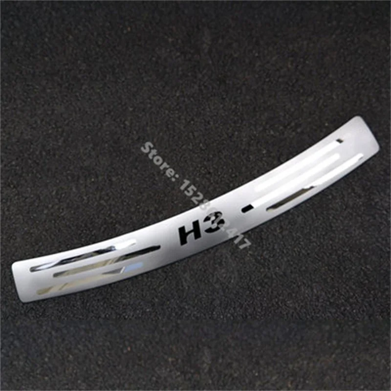 

car Stickers for 2005-2018 Great Wall Haval/Hover H3 H5 Trunk Trim stainless car Rear bumper Protector Sill car accessories