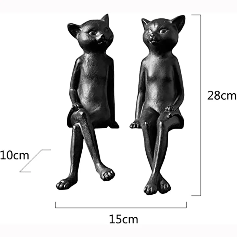 2 шт./набор фигурка кошки в американском стиле