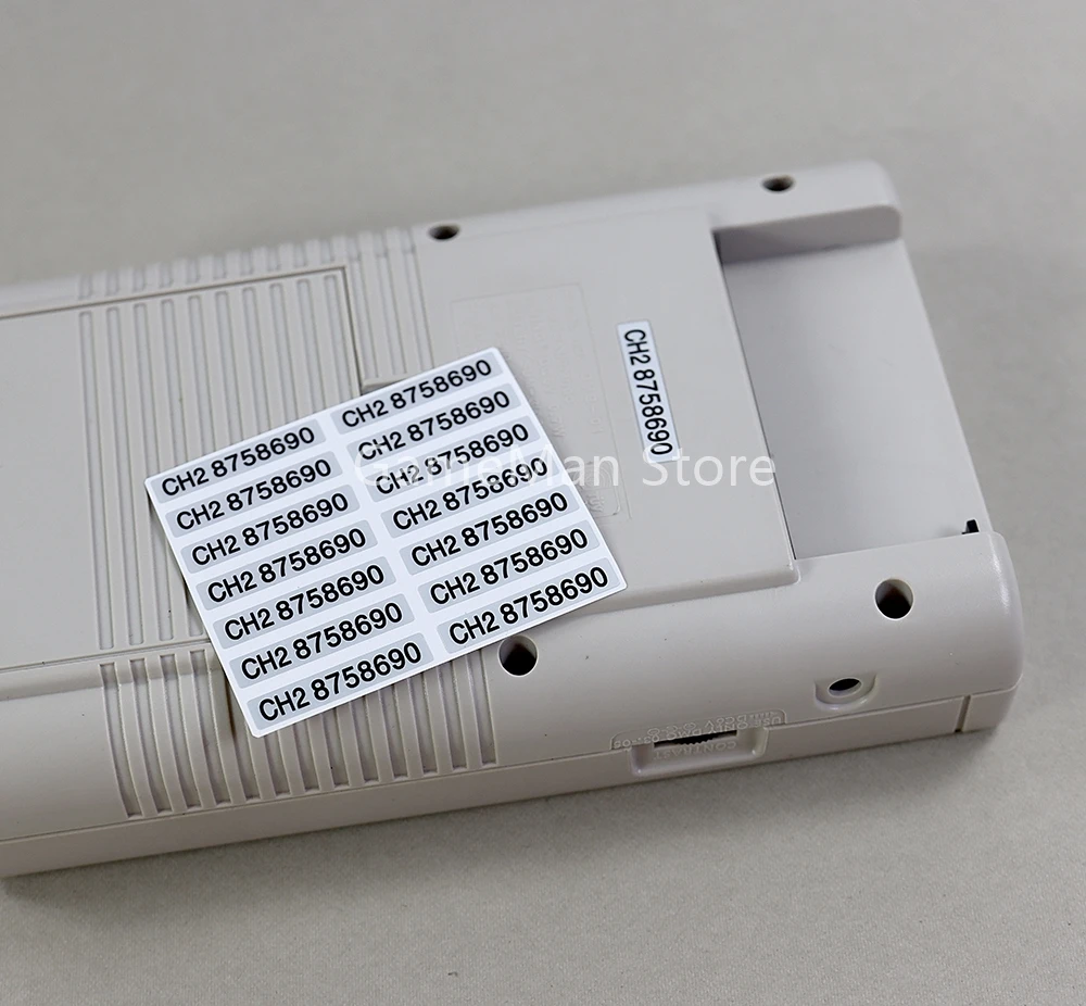 500 шт. наклейка с последовательным номером задняя этикетка для Gameboy GB GBC GBP