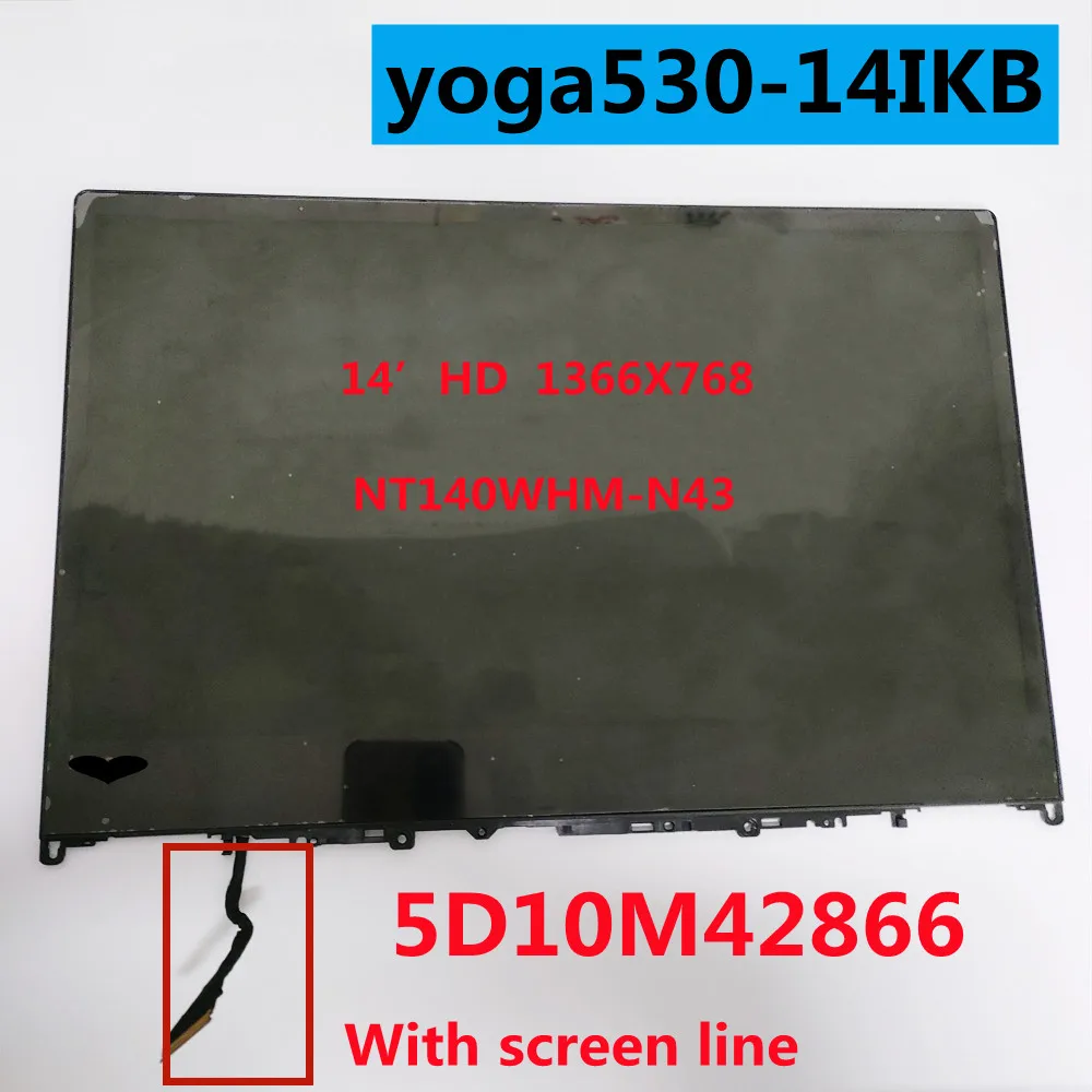 

Для LenovoYoga 530-14IKB ЖК сенсорный стеклянный дигитайзер в сборе с рамкой с кабелем для экрана FRU 5D10M42866 протестирован A +++