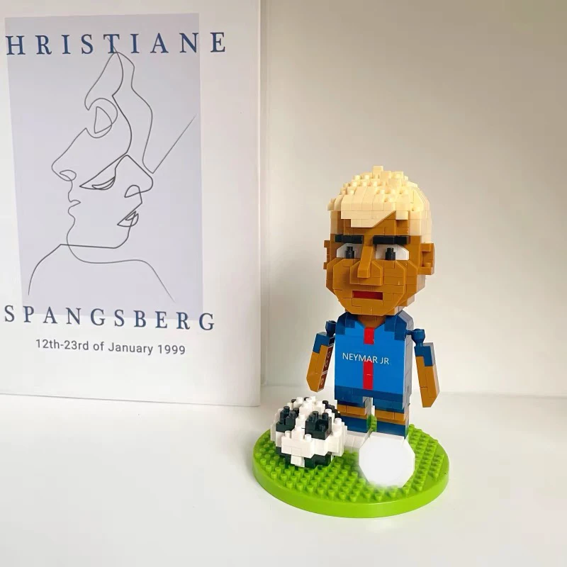 MOC World Football Players Series, набор строительных блоков, 3D фигурка, модель, микро-кирпич, сборка, игрушки для детей, подарки для взрослых (art.: 3920cdd97e409) - 3920cdd97e409
