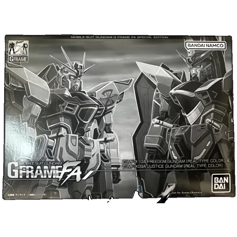 BANDAI PB GFRAME-FA ZGMF X10A Freedom Gundam ZGMF X09A Justice Gundam Цветные фигурки настоящего типа Gundam Комплект аниме-моделей (art.: 3920d1903ecff) - 3920d1903ecff