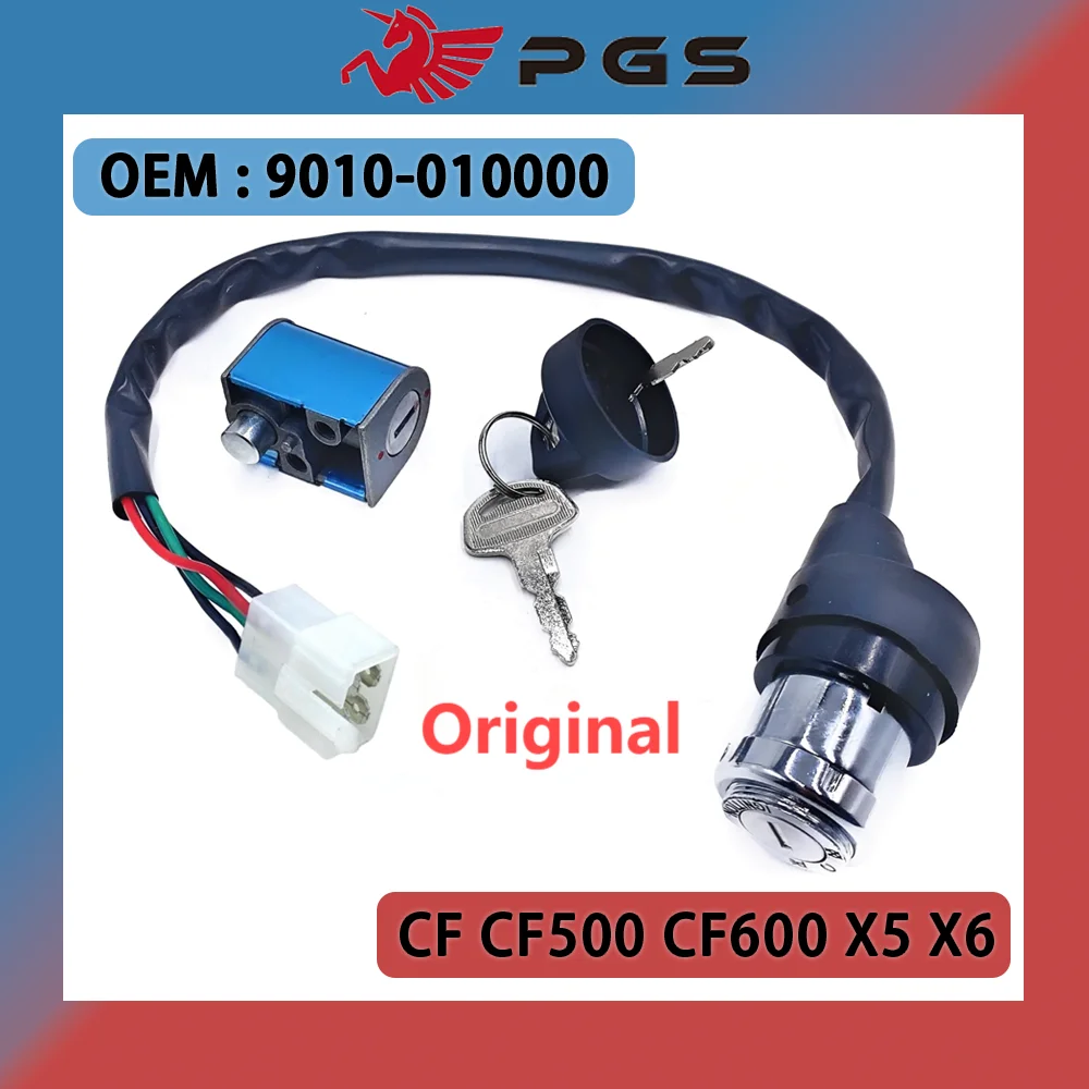 

Оригинальный замок зажигания 9010- 010000 Для CF500 CF600 500cc 600cc X5 X6 CF ATV Запчасти