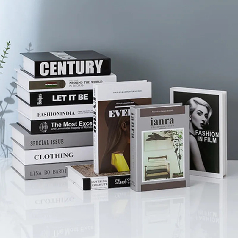 

Luxury Decoration Fake Book Box, Luxury Model Decoration, Hotel Soft Decoration, Coffee Shop, Brand Cover Model Decoration