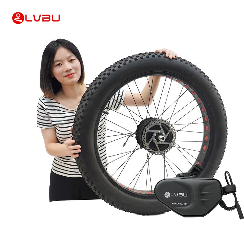 

Ready to ship 26 inch 36v 250w 350w fat tire hub motor ebike conversion kit with Lithium Battery for Front/Rear Wheel Drive