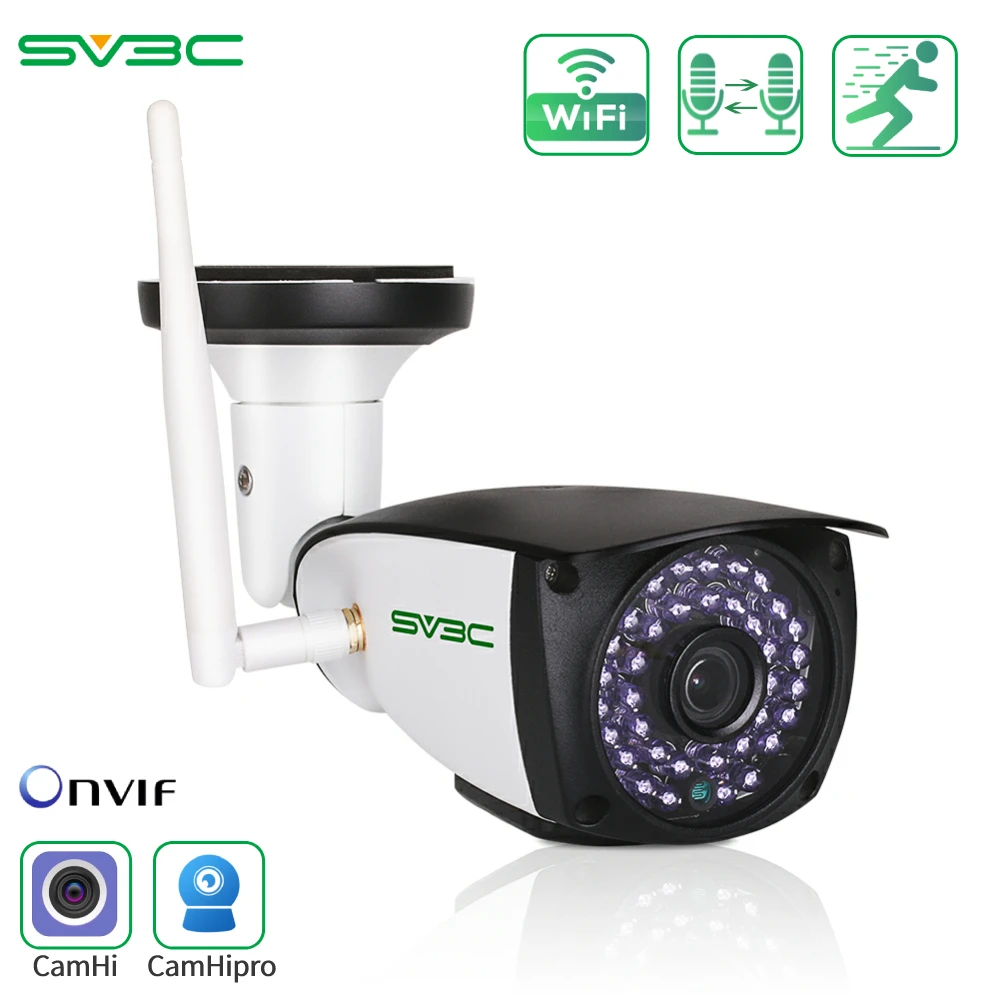 Wifi Wireless Security Camera Outdoor , SV3C 1080P 5MP Waterproof Surveillance Cameras ,Smart Home Security IP CCTV, CamHi,Onvif