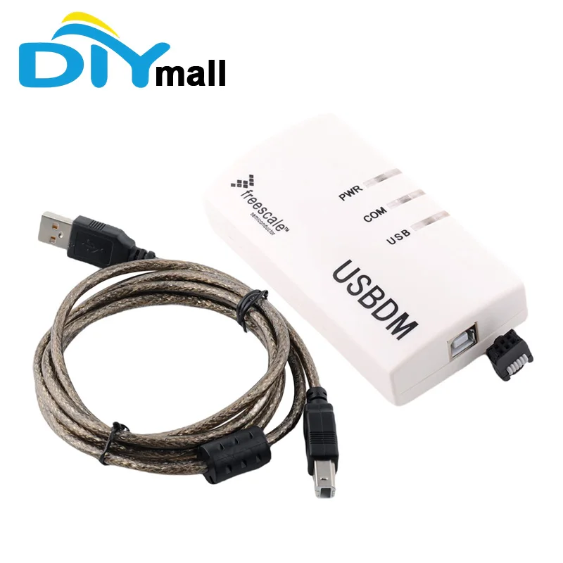 Фото USBDM OSBDM 48 МГц USB2.0 V4.12 Плата программатора-эмулятора для загрузки, комплект кабелей USBDM JS16CWJ для Freescale №1