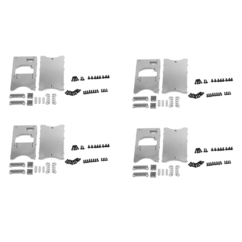 

4X Metal Steering Servo Fixed Mount Bracket Beam For MN D90 D91 D96 D99 MN90 MN99S 1/12 RC Car,Silver
