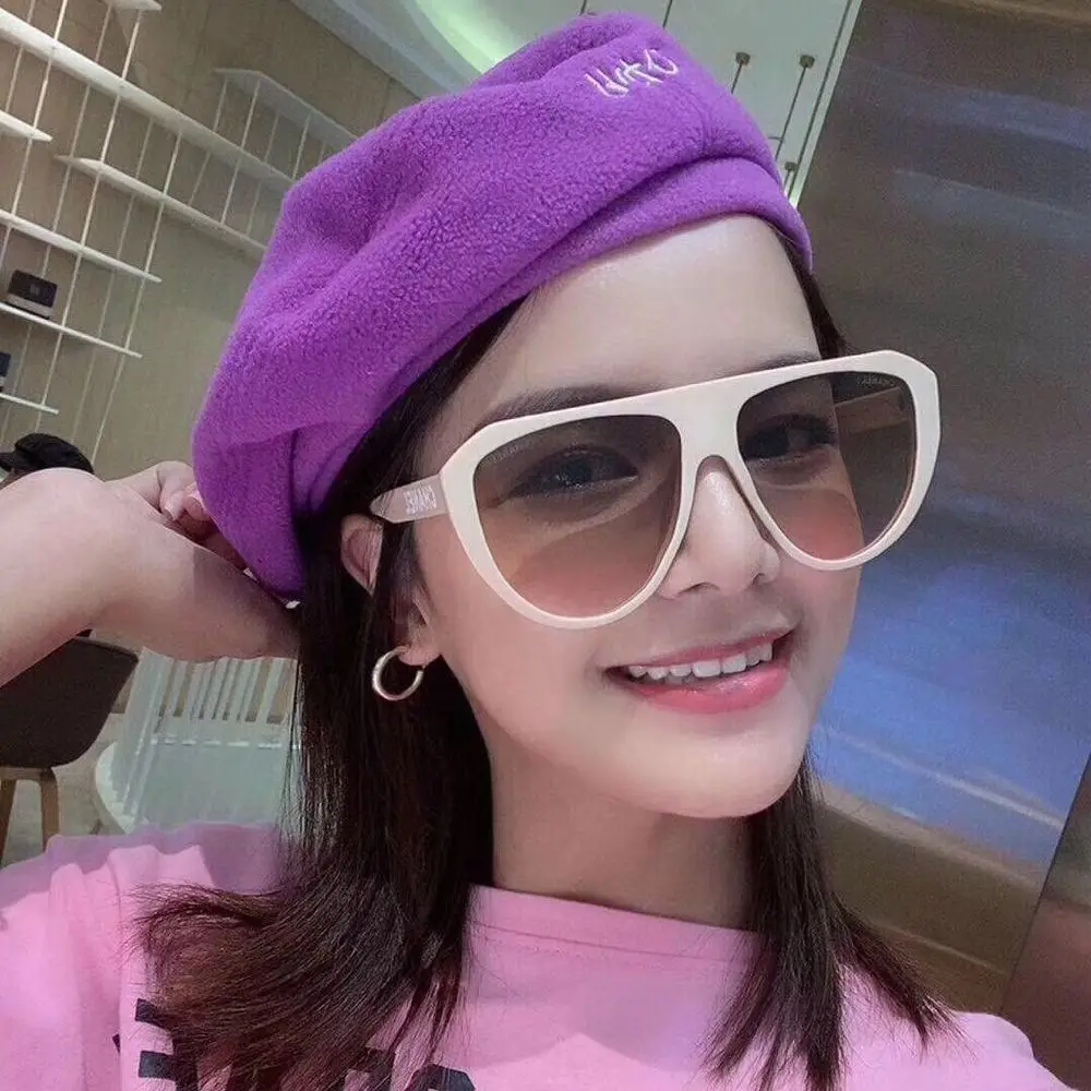 

2022 New Fashion Men's Sunglasses Vintage Round Frame Sunglasses Women Oversize Sun Glasses Female Big Frame Shades Lady UV400