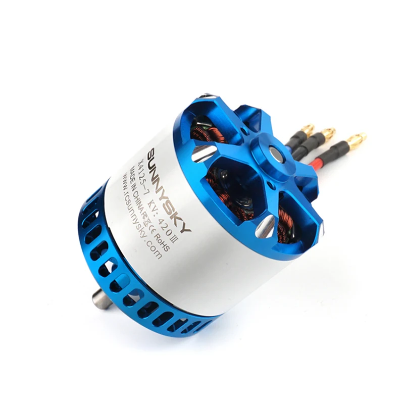 Фото SUNNYSKY X4125 Двигатель BLDC с неподвижным крылом 6S Lipo KV 420/440/480/515/610 Тяга 6-8кг №4