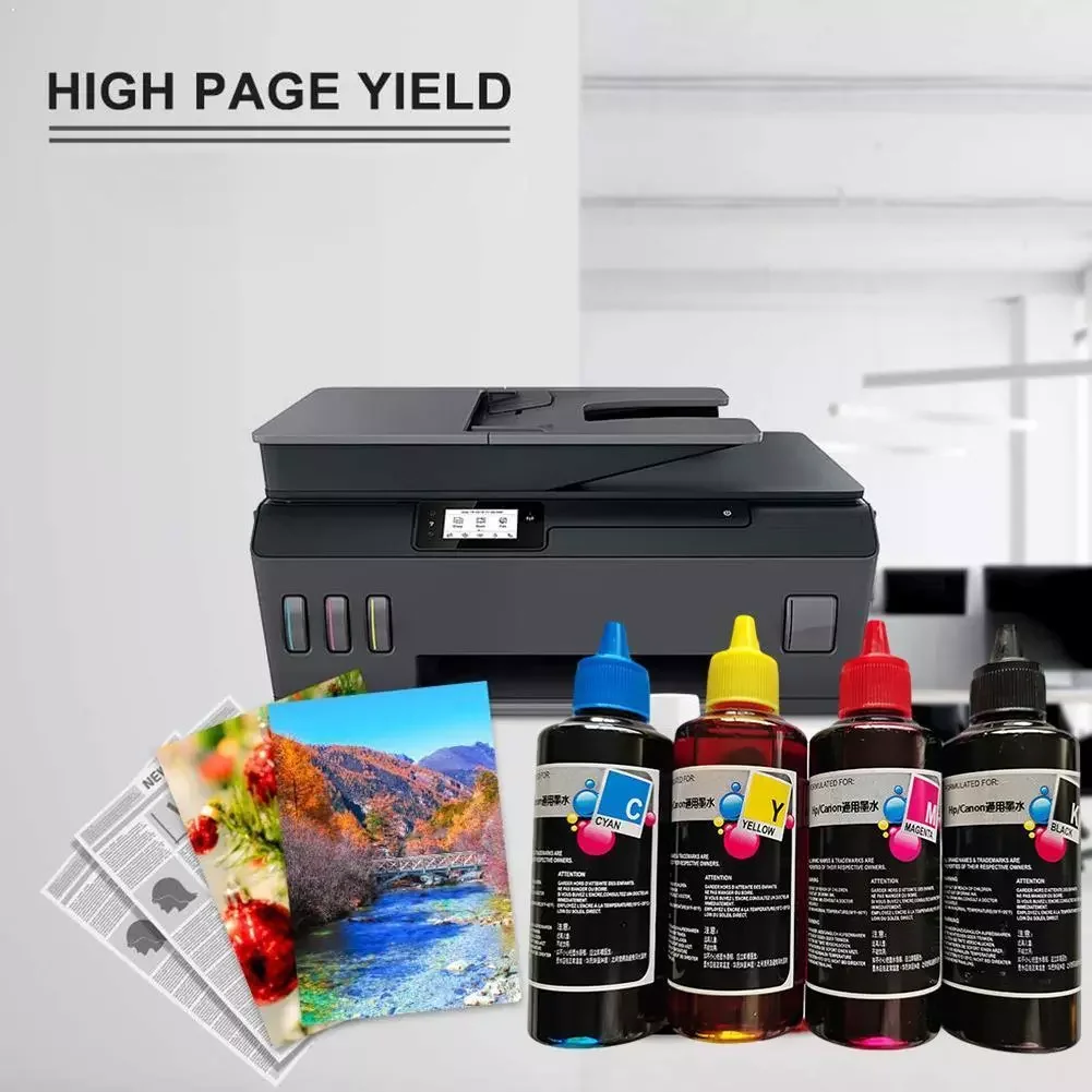 

1PC 100ml Color Ink Cartridge Refill Replacement Kit DJ Series Printers Ts3380 For HP 2132& 2130 TS3180 N6D4