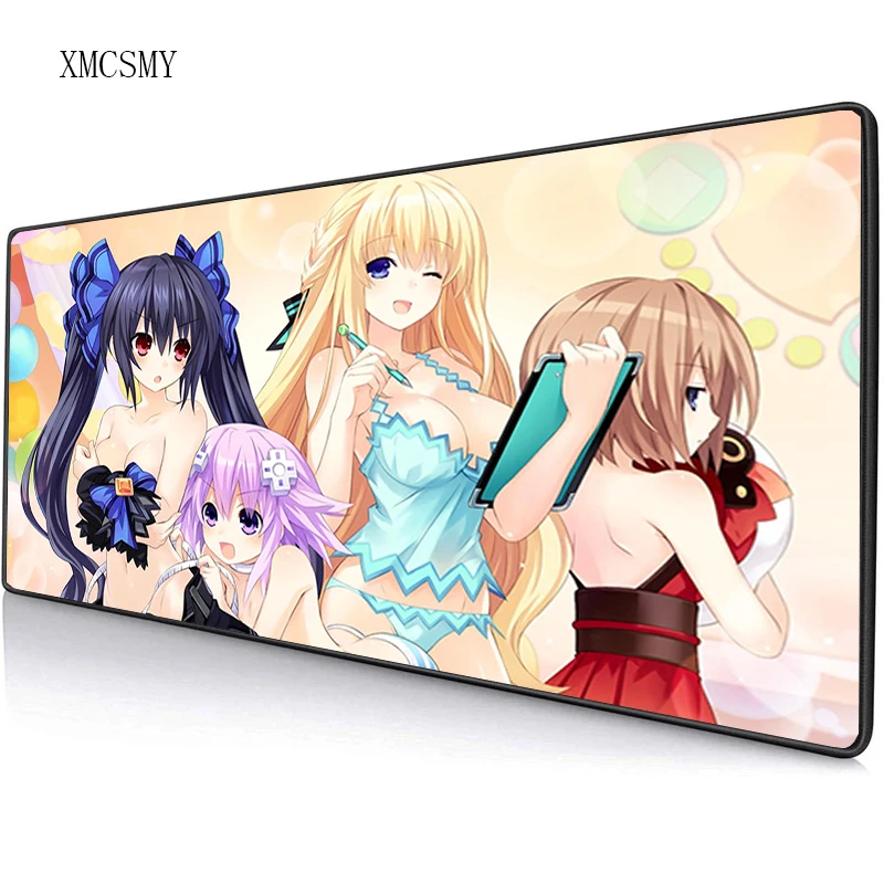 Hyperdimension Neptunia Sexy Mouse Pad Large Cheap Gaming Accessories Cute Mousepad Pc Gamer Desk Kawaii Extended Mouse Mats
