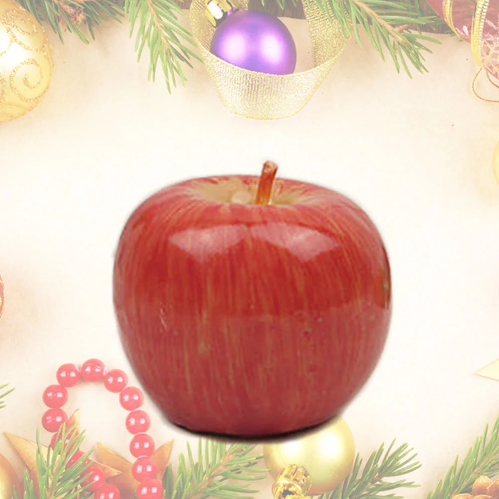

1 pcs Christmas Simulation Apple Funny Simulation Gift Creative Lifelike Apple Decor for Girl Woman