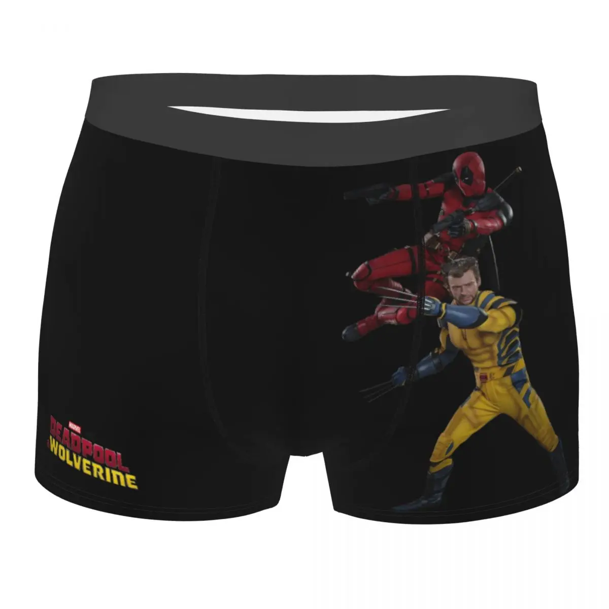 Трусы мужские из хлопка с принтом Marvel