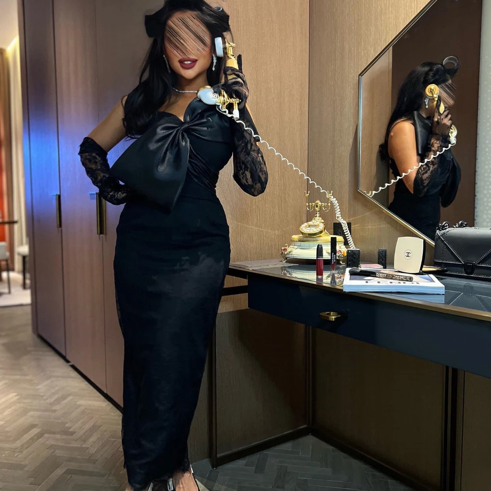 

Serendipity فستان رسمي Strapless Straight Formal Long Evening Dress Elegant 3D Flower Cocktail Prom Gown For Sexy Women 2024