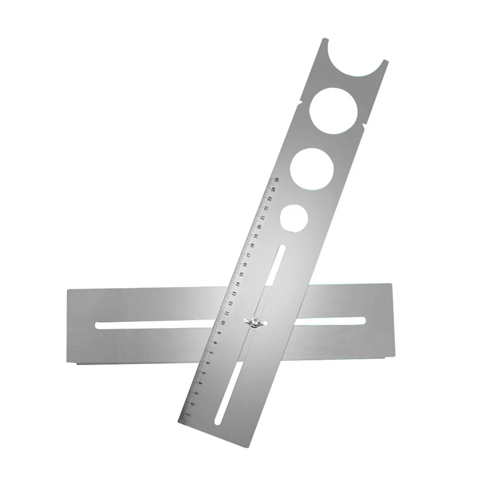 

New Adjustable Tile Locator to Wall Marking Position Ruler Ceramic Hole Cutter Tile Drill Marble Opener Construction Tool