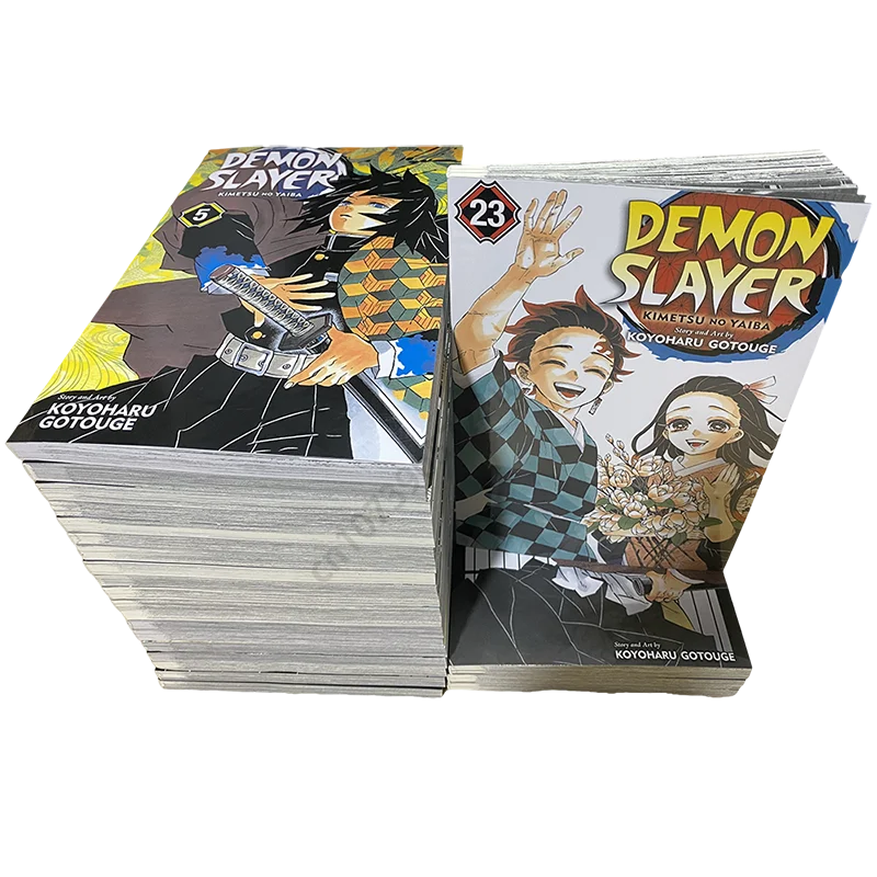 

23 Book Anime Demon Slayer Kimetsu No Vol 1-23 Yaiba Japan Youth Teens Fantasy Science Mystery Suspense Manga Comic Book English
