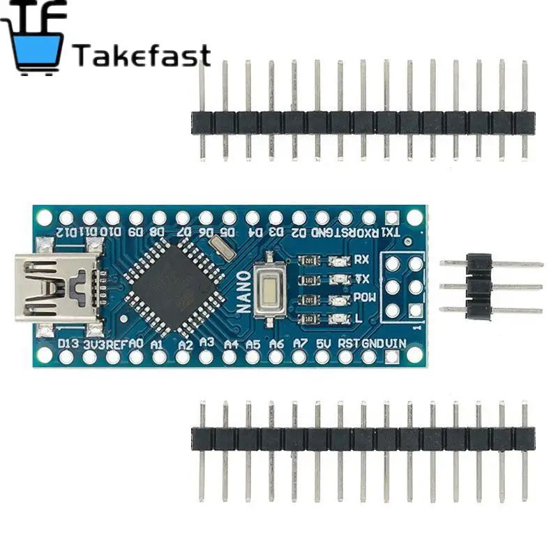 Новая акция для контроллера arduino Nano 3 0 Atmega328 совместимая плата модуля PCB макетная