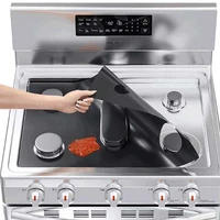 14pcs kitchen cleaning pad gas stove protective cover kitchen accessories stove cover cleaning pad bushing stove burner covers