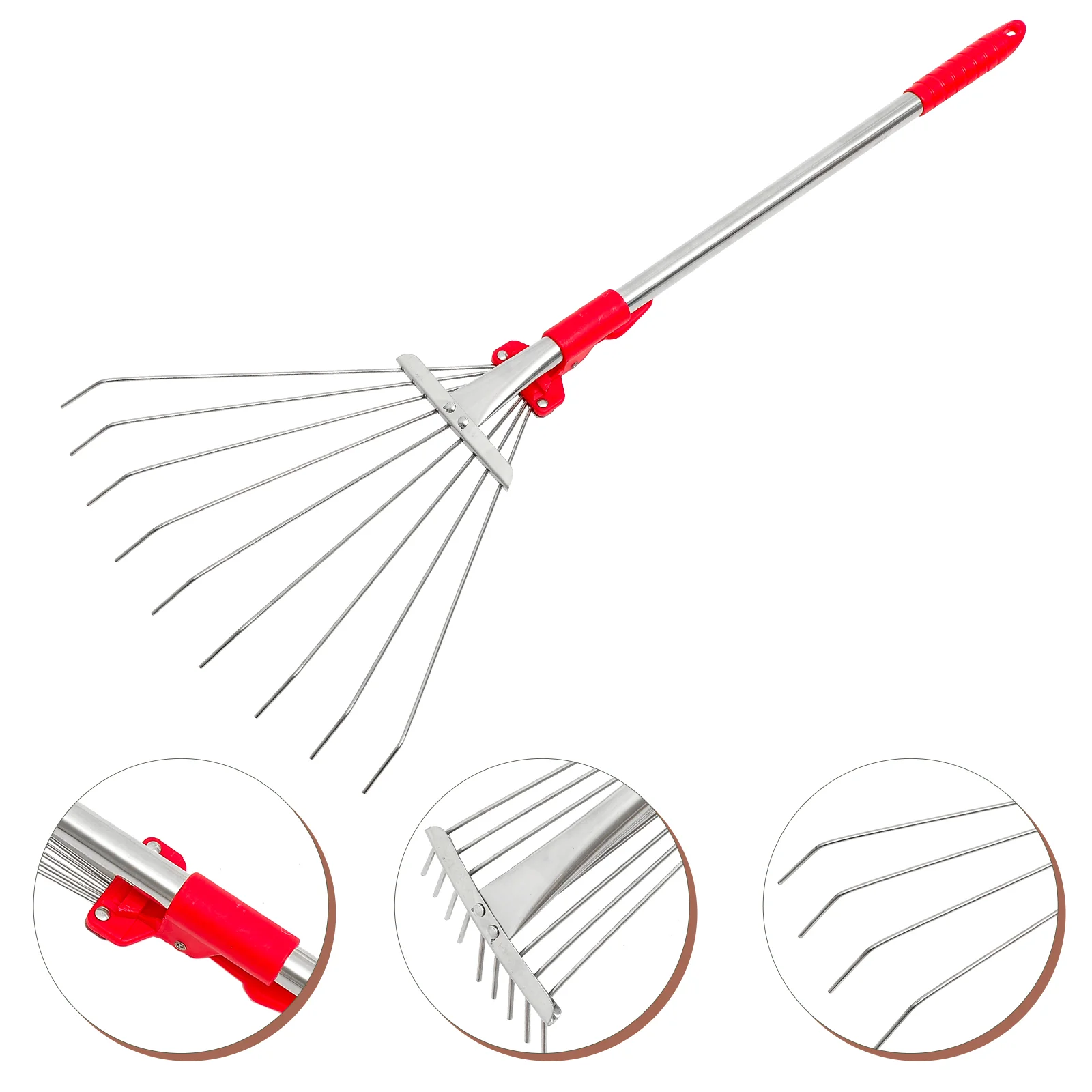 

Handheld Gardening Rake Leaf Cleaning Rake Garden Rake Retractable Leaf Rake Convenient Rake
