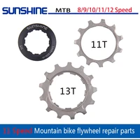 sunshine sz mountain bike accessories flywheel pinion repair parts 11 speed bicycle flywheel 11t 12t 13t flywheel locking cover