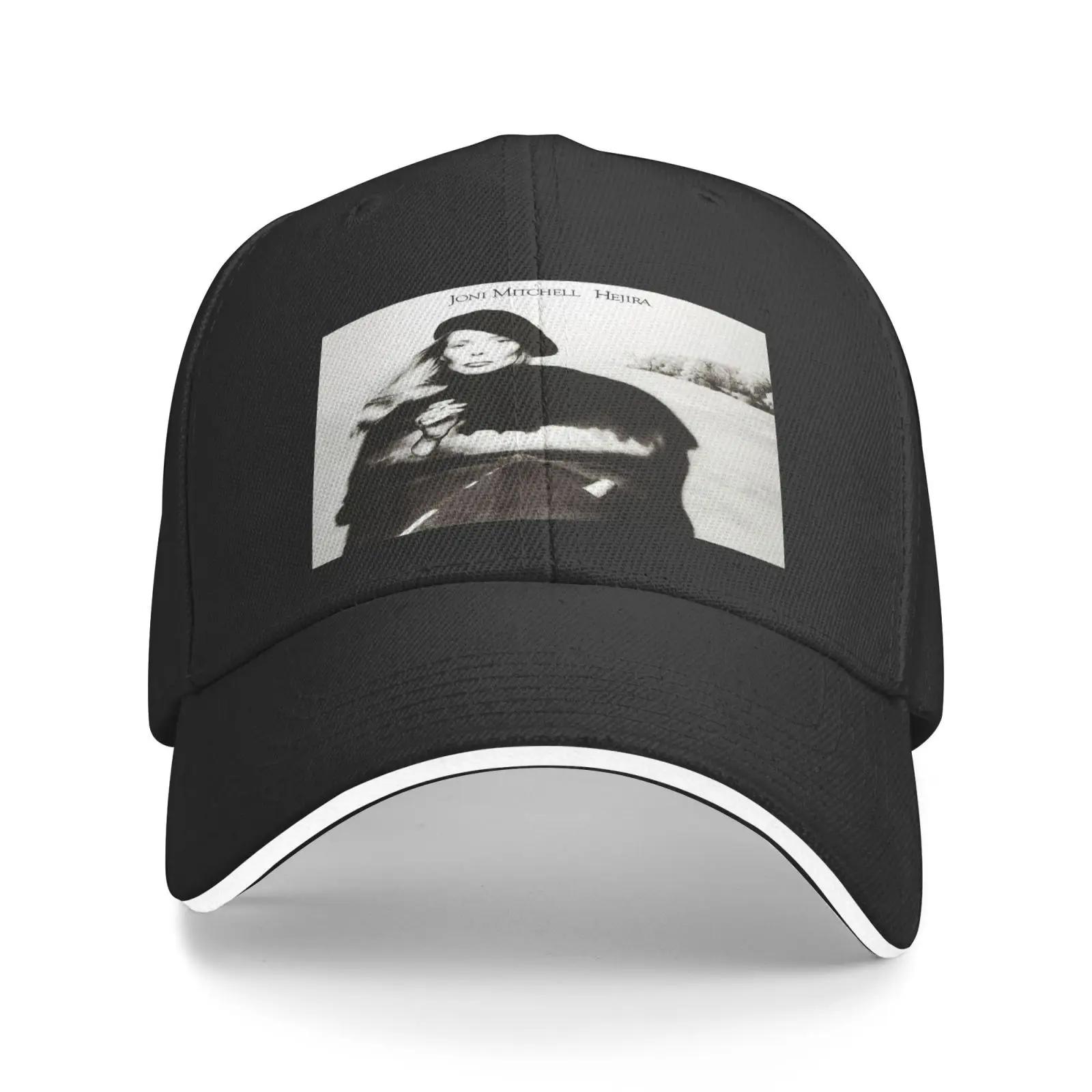 

Joni Mitchell Hejira Vinyl Cover Small Men's Caps Cap Male Hats Balaclava Hats Man Brazil Streetwear Women's Summer Hat Summer