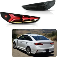 led tail lights for hyundai sonata 2018 2019 start up animation drl sequential indicator rear lamp assembly