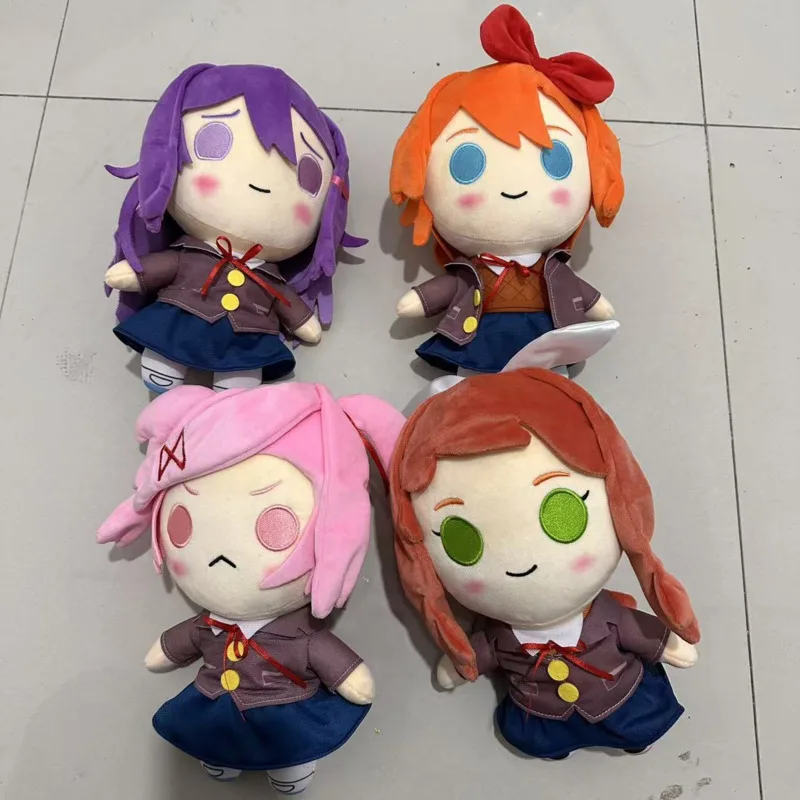 Фото Аниме-игрушки Heartbeat Literature Club: плюшевые куклы Моника Фумо и Сайори Юри, 20/25/40 см, для косплея, подарки №2