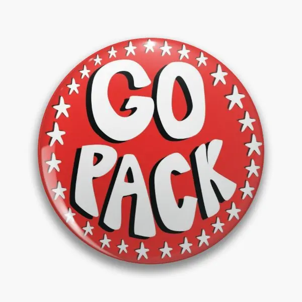 

Go Pack Ncsu Star Circle Customizable Soft Button Pin Cartoon Metal Funny Jewelry Collar Decor Women Creative Cute Clothes Hat