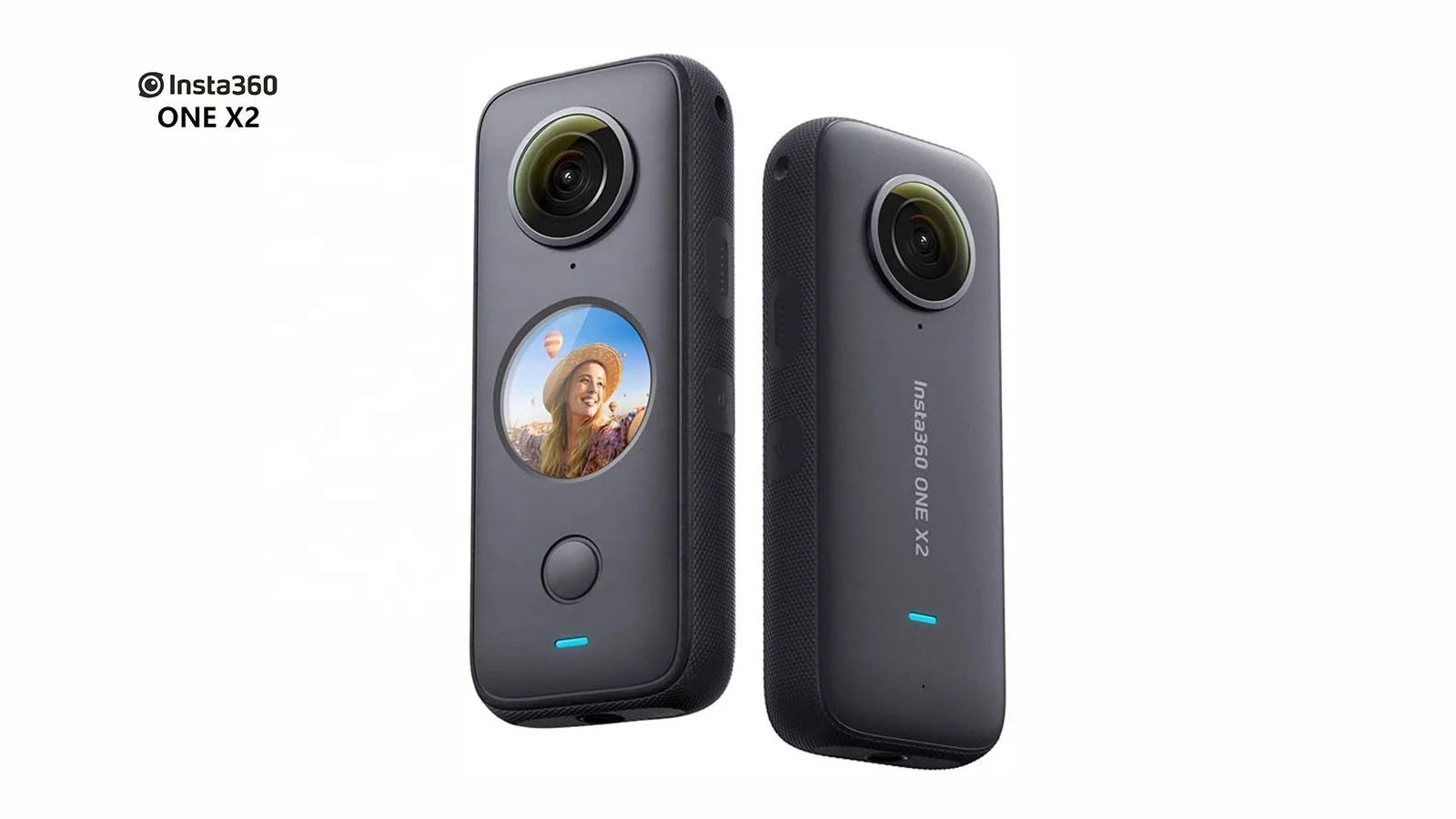 

Black Selfie Hd 4K 5.7K 30Fps Mini Touch Screen With Mic Wifi Waterproof Sports 360 Action Camera Insta360 Insta 360 One X2