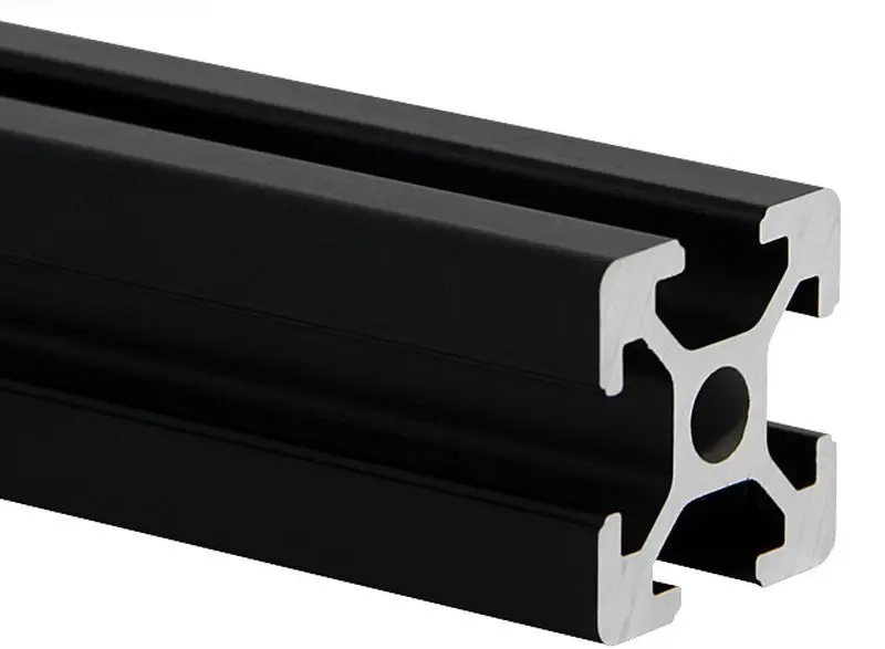 

2020 X20 OXIDE BLACK T-SLOT ALUMINUM EXTRUSION FRAMING 200-600MM CUT - 3D / CNC