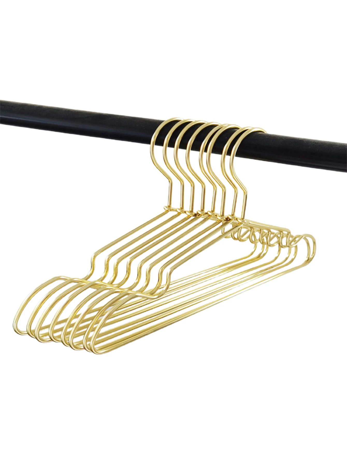 

Металлические вешалки серебристые/золотистые (10 шт.)