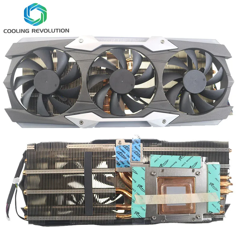 Ventilador do Dissipador de Calor para Zotac Geforce Gtx1080ti Amp Extreme Novo
