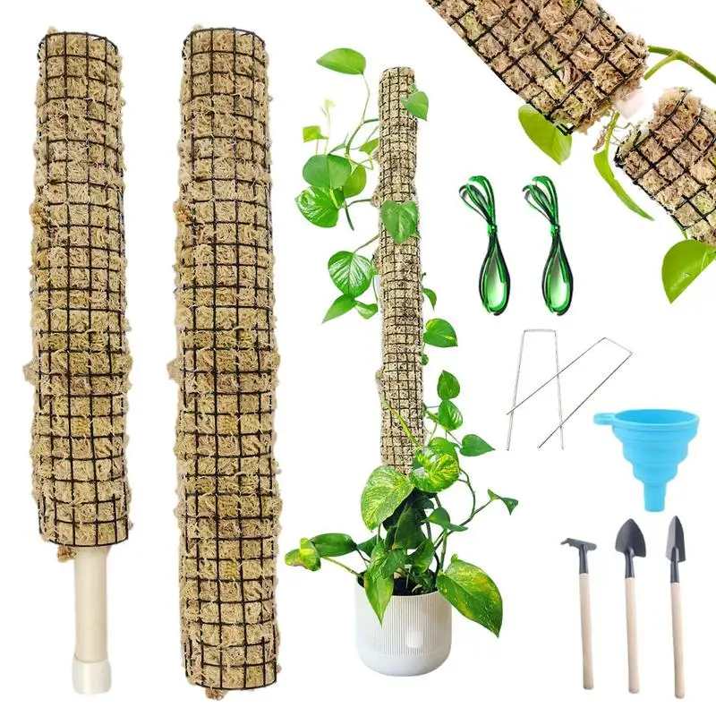 

Moss Pole For Plants Monstera Stackable Self Watering Indoor Plant Poles Sphagnum Moss Stick For Orchid Monstera Flowers Potted