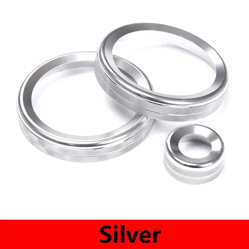 

Для Range Rover Sport 2018-22 Range Rover Vogue 18-22 Автомобильный центральный кондиционер, ручки громкости, кольцевая крышка, накладка, автомобильные аксессуары