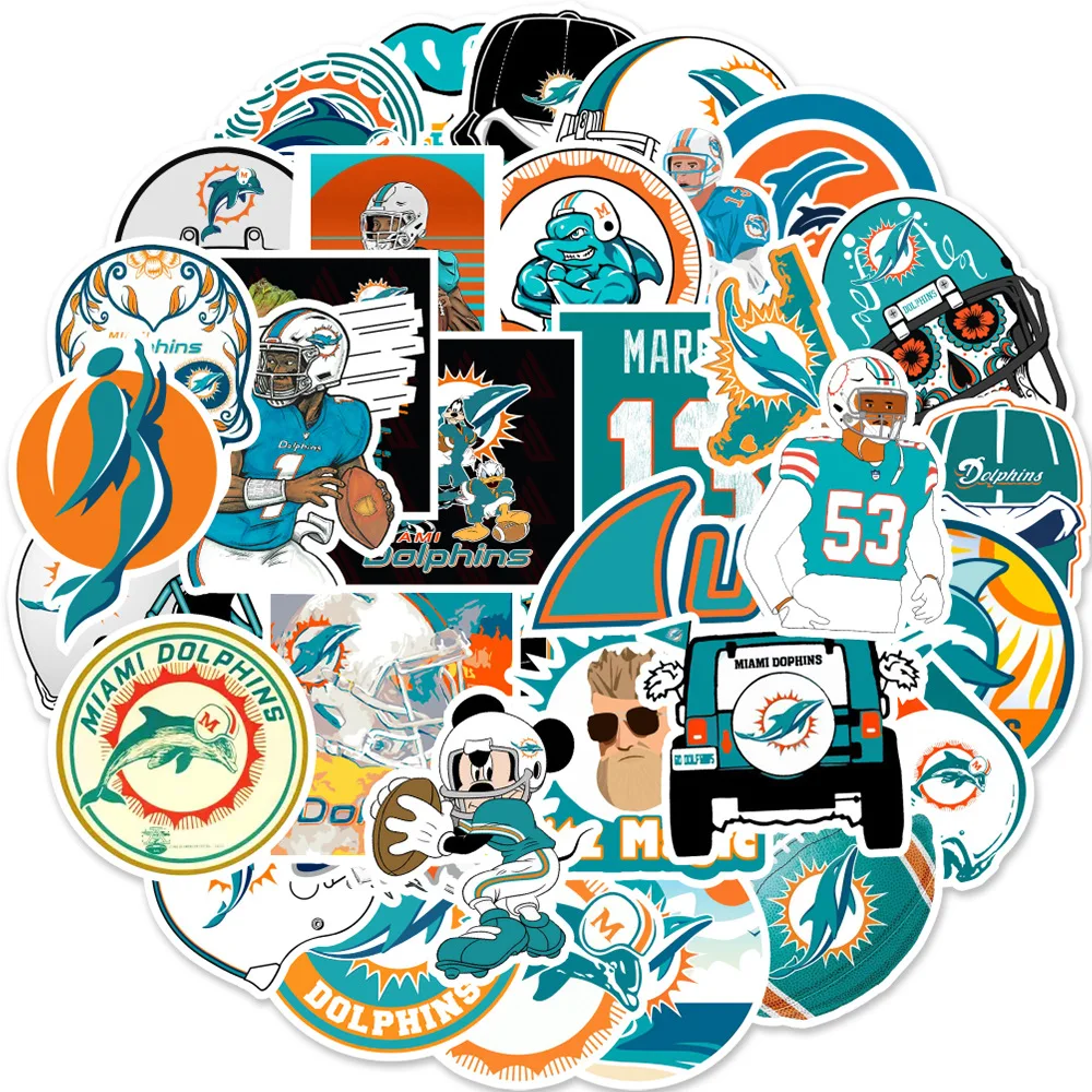 

50pcs Outdoor Sports Rugby Graffiti Stickers Car Waterproof Stickers