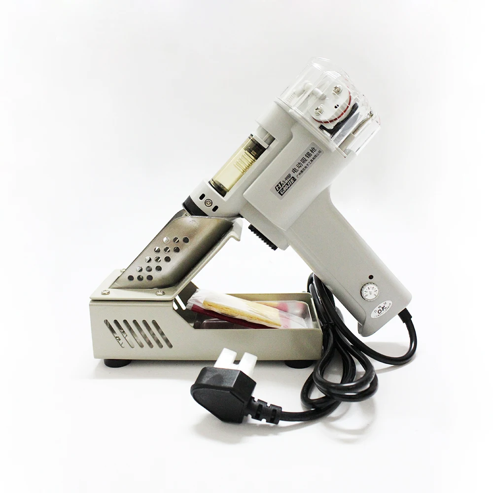 

110/220V 100W S-998P Electric dual Air Pump Vacuum Pump Solder Sucker Desoldering Gun Soldering Iron